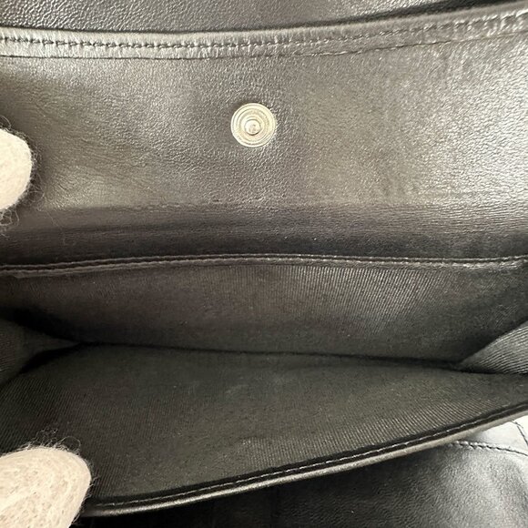 CHANEL Black Lambskin Leather Wallet - Picture 11 of 16
